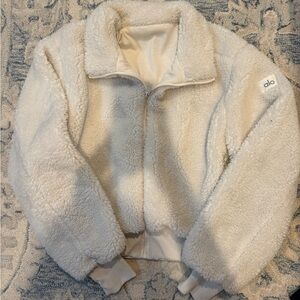 ALO Yoga Cream Sherpa Jacket